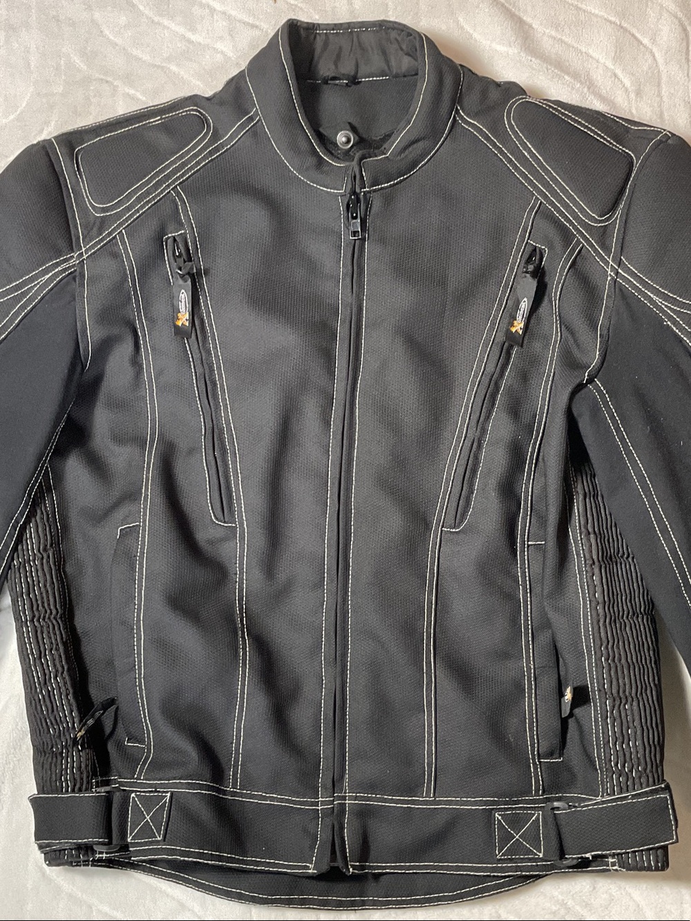 Motorcycle protective jacket